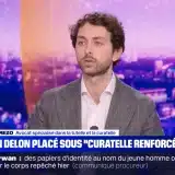 Curatelle renforcée Alain Delon